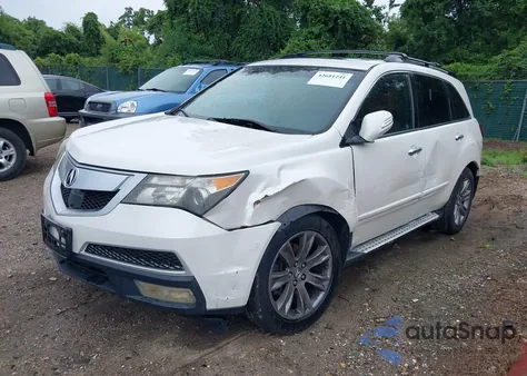 2010 Acura Mdx Advance Package из США, поврежденный, VIN 2HNYD2H79AH508401